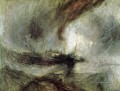 Snow Storm Steam Boat off a Harbours Mouth Romantic Turner
